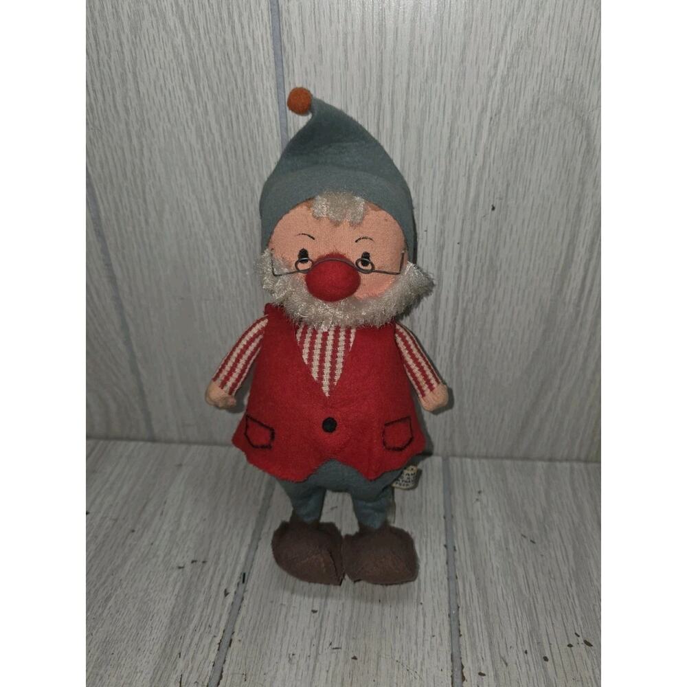 Vintage 1950's Holiday Christmas Elf, Ornament Figure Japan Dream Dolls 8"